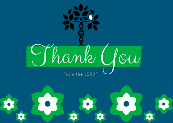 Thank You from the JSRDF