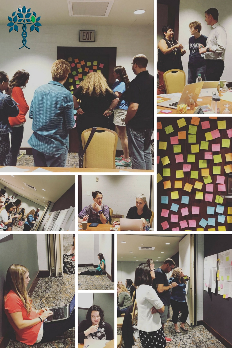 Mosaic of photos from the 2017 Board Retreat